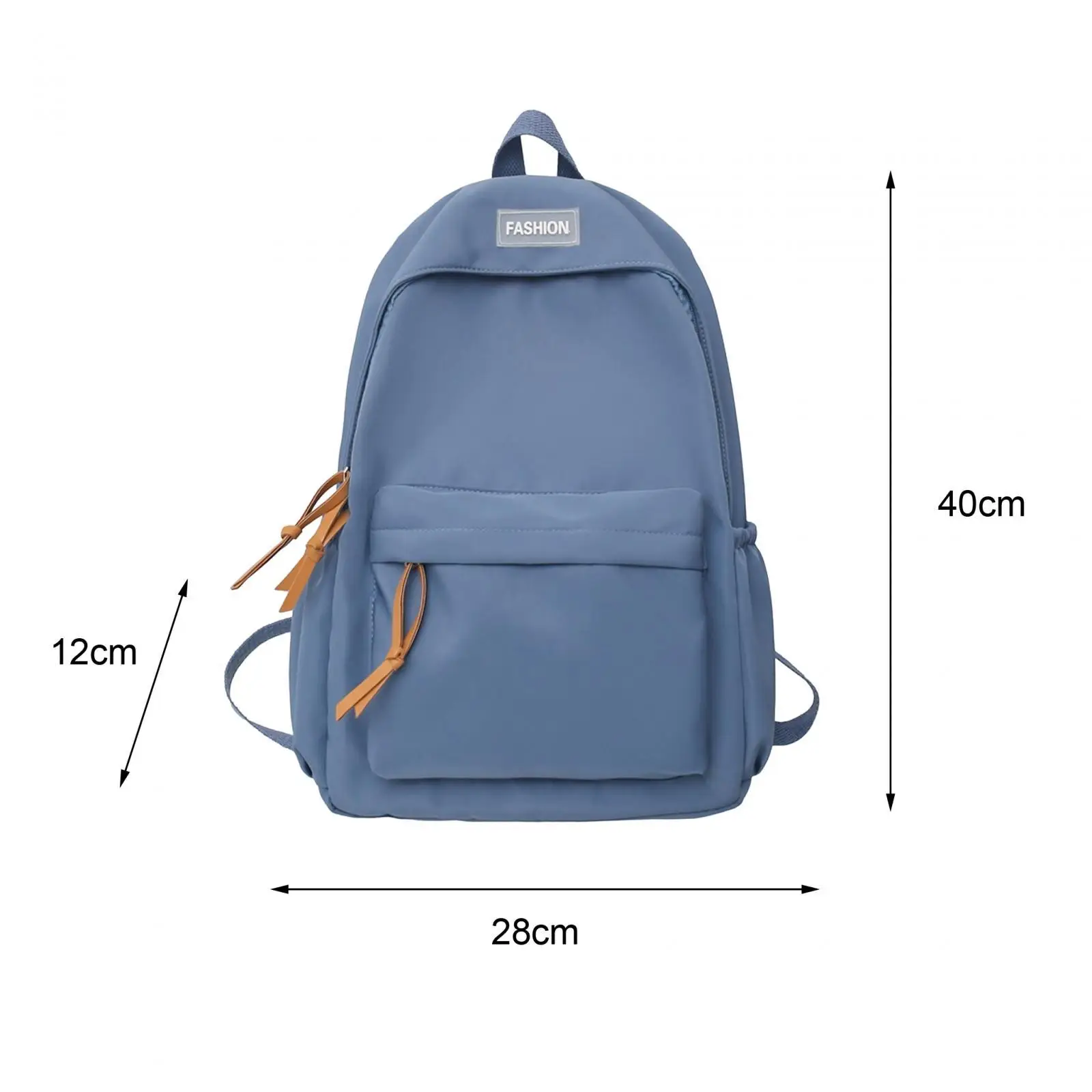 Fashion Backpack Durable Versatile Smooth Zippers Stylish Portable Nylon Rucksack for Outdoor Indoor Travel Camping Hiking Party