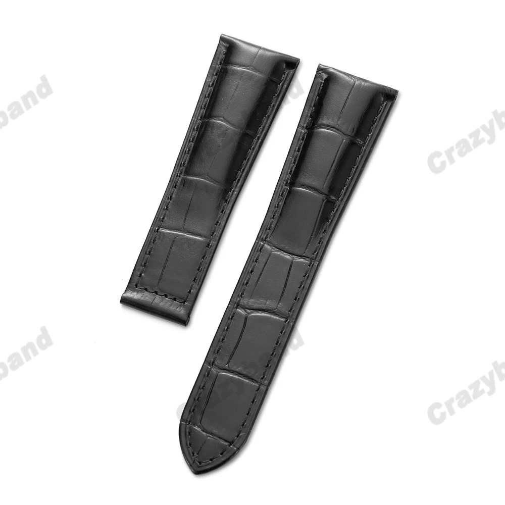 Luxury Genuine Leather Watch Strap - Premium Soft Bracelet for Men’s Wrist - High Quality 18mm, 20mm, 22mm