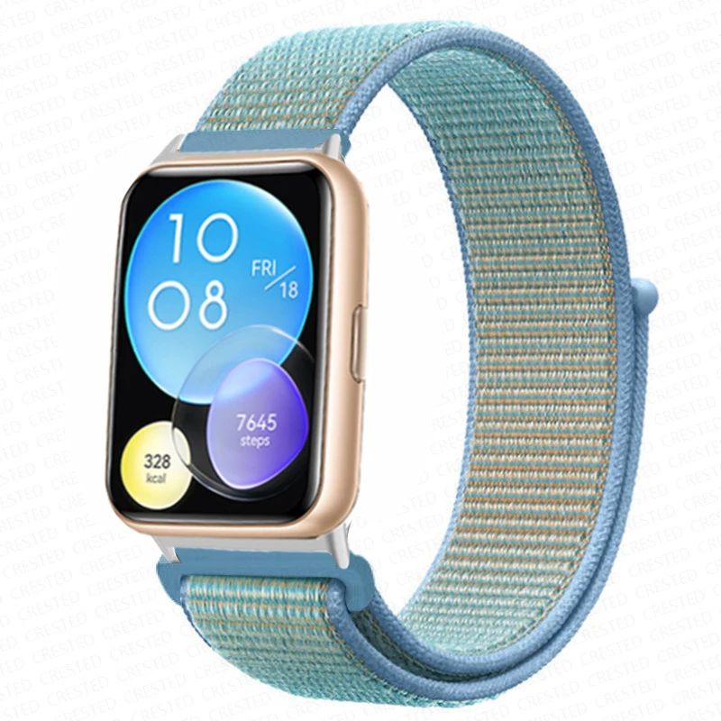 Enhanced Nylon Loop Band Smartwatch Replacement Wristband Bracelet - Durable and Stylish Nylon Strap