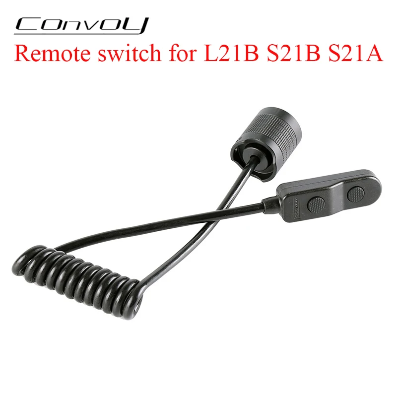 Remote Switch For Convoy L21B S21B S21A Flashlight 40-85cm Scalable