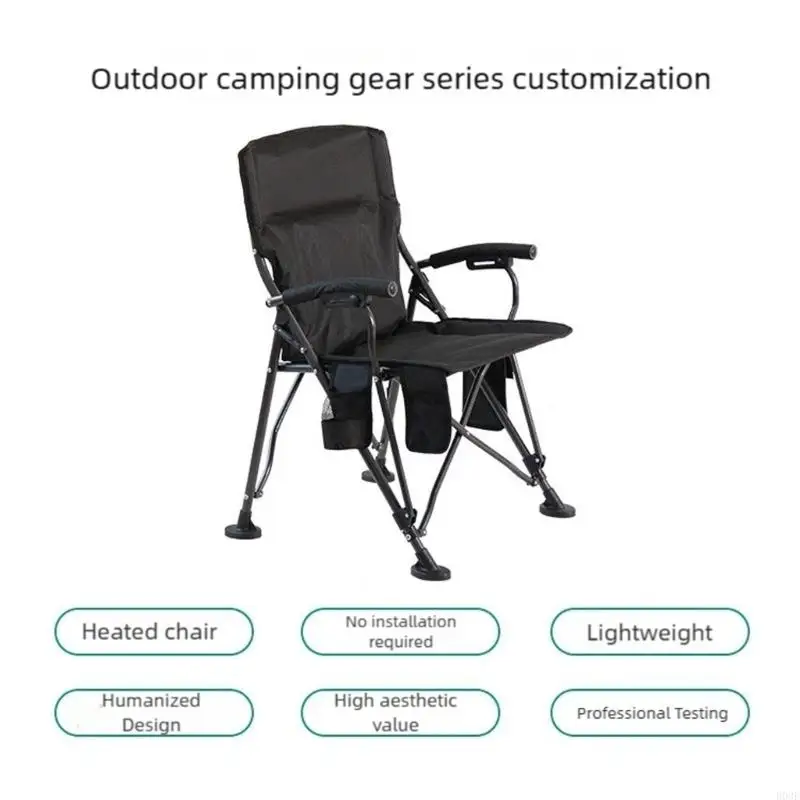 Heated Foldable Camping Chair 3