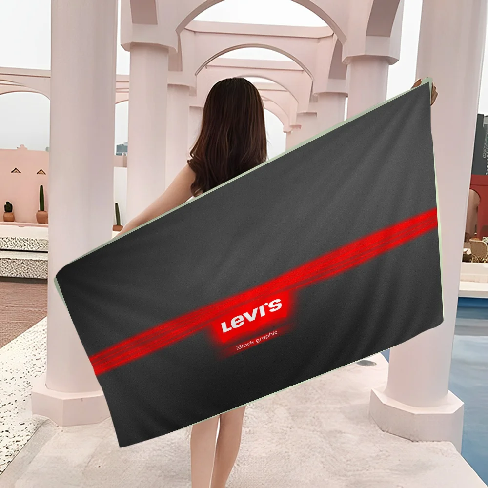 L-Levis Cartoon Beach Towel Cute Kawaii Room Decor Bath Girls Children Hand Towels For Bathroom Shower 6