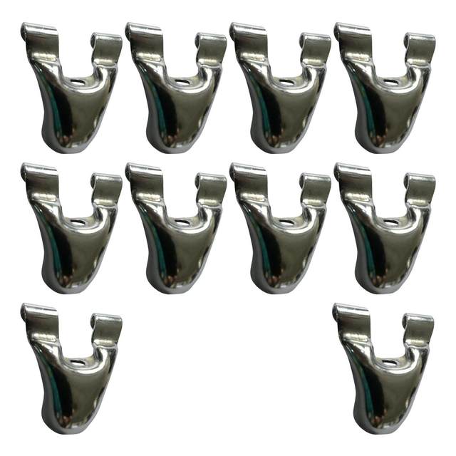 10x Bass Drum Claws Hooks Repair Metal Drum Mount Repair Accessory Tool Bass Drum Set Percussion Claw Hooks Bass Drum Parts