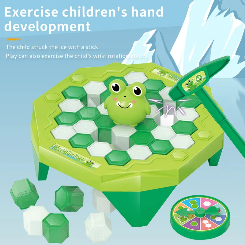 Mini Ice Breaking Penguin frog trap game Parent Child Interactive party board game  jogos de tabulero birthday gifts for kids 2