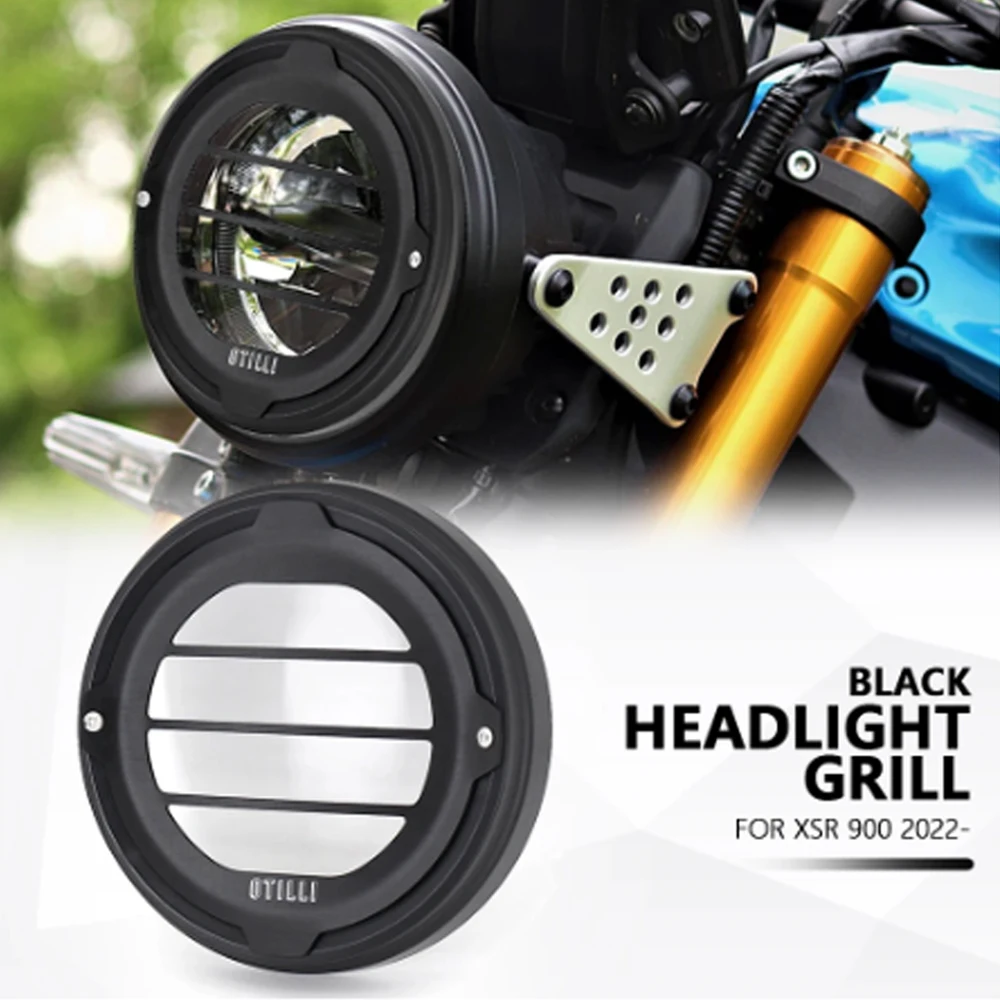 

Motorcycle Accessories LED Headlight Grill Cover Aluminum+ABS For YAMAHA XSR900 XSR 900 xsr900 xsr 900 2022 2023