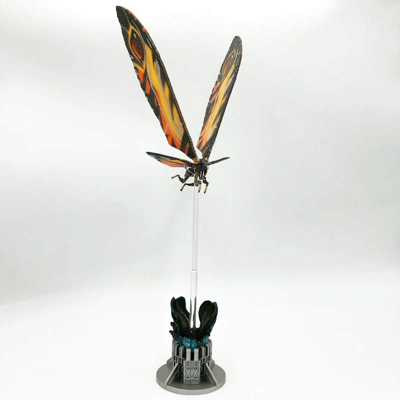 ゴジラとPVCのアクションフィギュアモデル、クッパ、モスラス