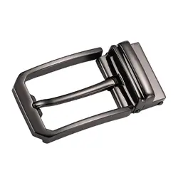 Alloy Belt Buckle for Leather Strap Business Casual Classic Belt Accessories Replacement Rectangle Pin Buckle Pin Belt Buckle