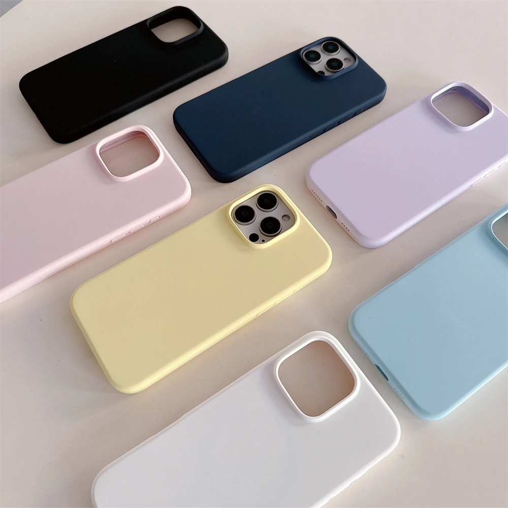 Luxury Liquid Silicone Shockproof Magnetic Phone Case Cover