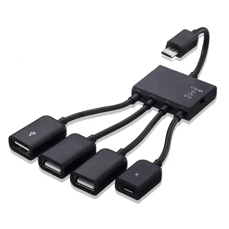Фото Разветвитель Micro USB OTG для смартфона/планшета, 1-5 шт. №4