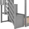 Twin Bunk Beds with Slide for Kids, Low Profile Bunk Beds with Staircase, No Box Spring Needed 5