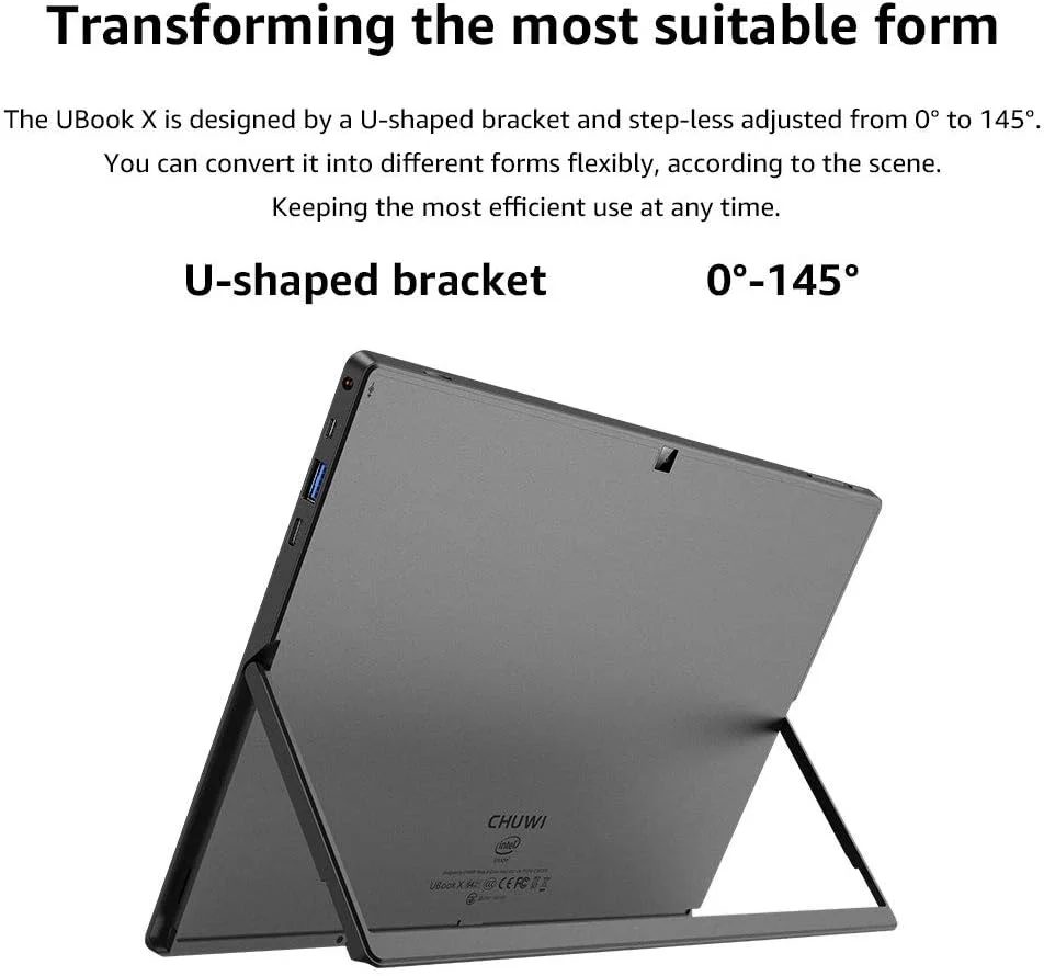 2025 New CHUWI UBook X 12 Inch Windows 11 Tablets Intel Celeron N4120 2K IPS LPDDR3 12GB RAM 512GB SSD ROM 2.4G/5G WIFI 8800mAH 2