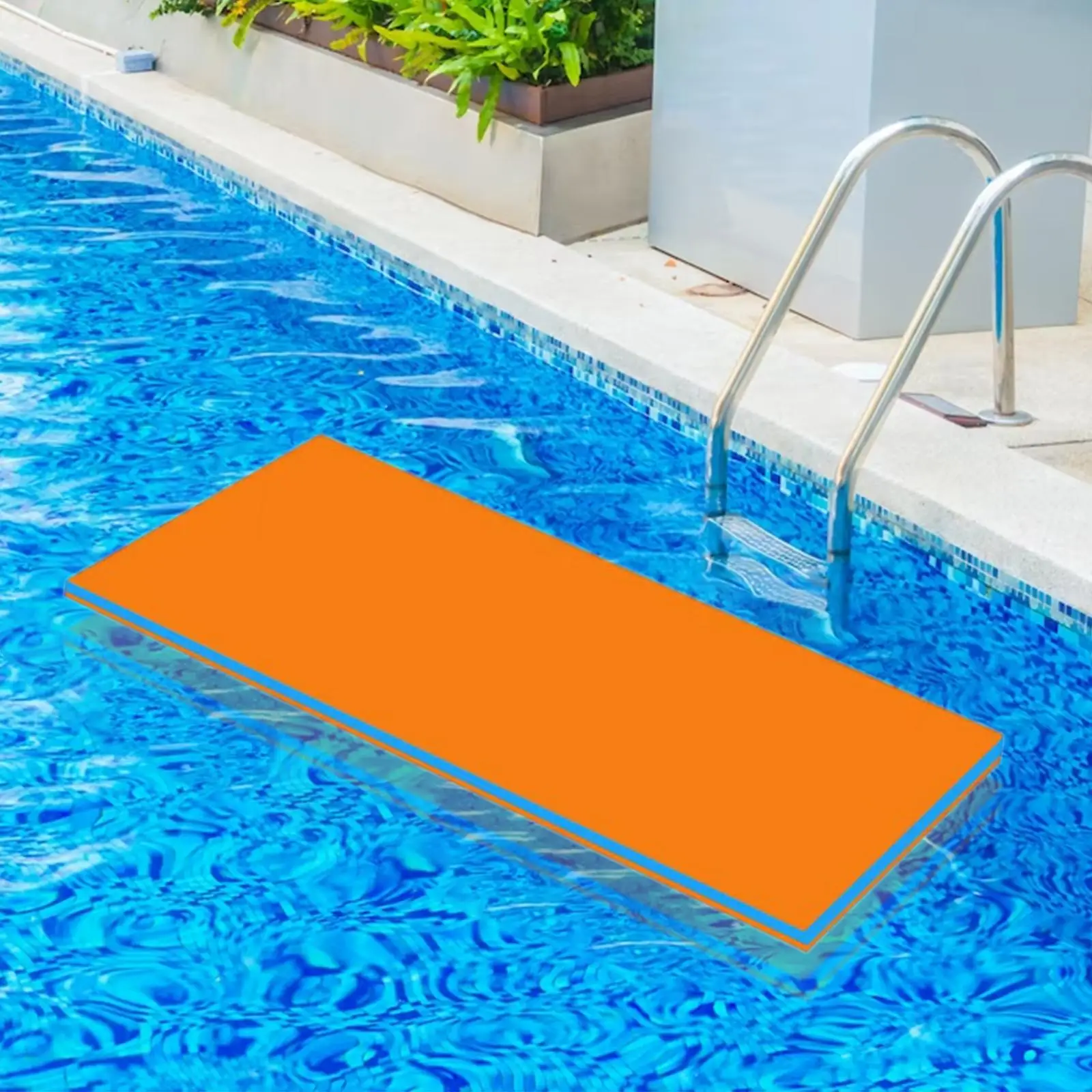 Water Floating Mat Rolled up Folding Floating Pad for Beach Water Parks Boat