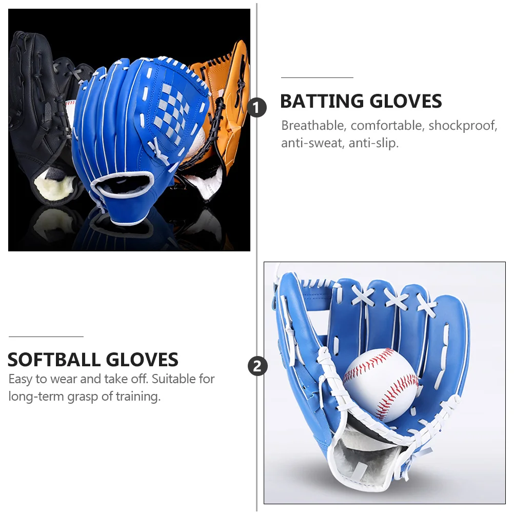 Protection Baseball Glove Men's Gloves Adult Outfield Pu Left Handed Sports Batting