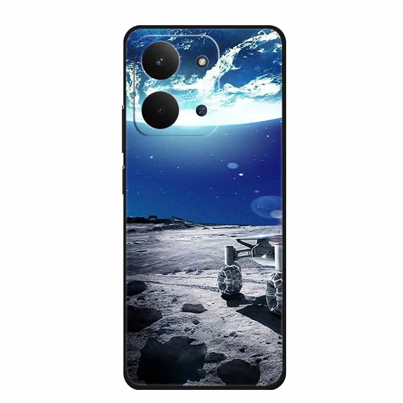 Sleek Black Silicone Soft TPU Phone Case - Protective Back Cover