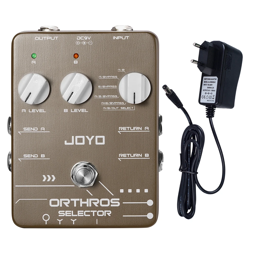 JOYO JF-24 Orthros Selector Guitar Effect Pedal 6 Looping