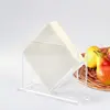 Napkin Organizer Transparent Napkin Holder Modern Acrylic Tissue Box Square Durable Tissue Paper Dispenser Case Bathroom 2