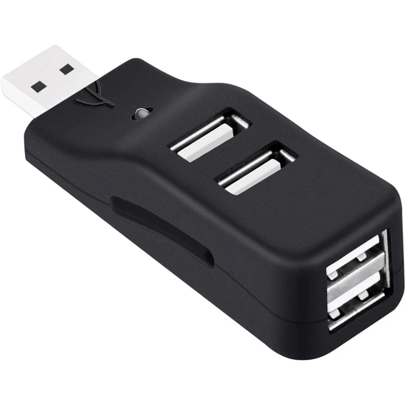 Hub Usb A 4 Porte Al Dettaglio, Mini Usb 2.0 Data Hub Splitter Piccolo Portatile, Per Pc, Laptop, Notebook Pc, Xps, Imac E Altro Ancora