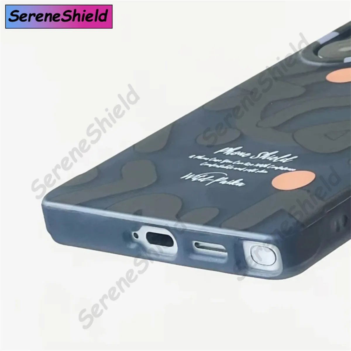 Fashion Graffiti Matte MagSafe Phone Case with Magnetic Wireless Charging Frosted Hard Cover