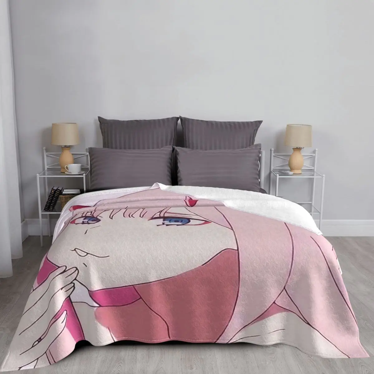 �� Franxx ��信 ��ũ �޸� �ö��� �� ���� Cloocl �ִϸ��̼� ħ���� ���� ������ ���� ��� �繫�� Bedspreads