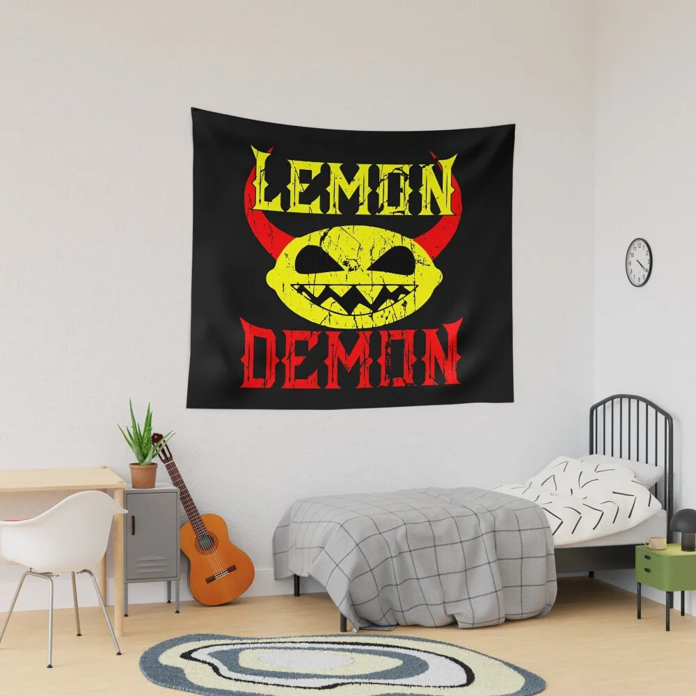 

Lemon Demon Tapestry Room Design