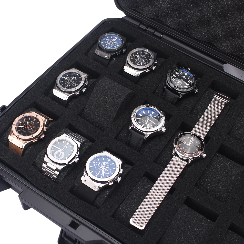 24-Slot Portable Plastic Watch Case – Waterproof and Durable Storage Box for Watches, J... - SKU WSC01119 - UGI Packaging