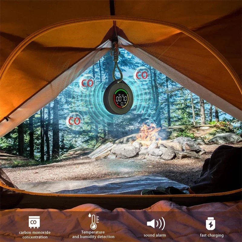 PTH-10E ̴ ϻȭź  CO CO2  ޴ , HD LED ũ, ǳ   USB 