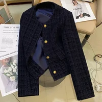 New Autumn Casual Women's Suit Jacket in Royal Blue Color Elegant Personality New Arrival Fashionable Female Outerwear