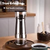 2024 New Electric Coffee Grinder USB Rechargeable Stainless Steel Manual Coffee Mill Machine Bean Grinders Kitchen Accessories 2