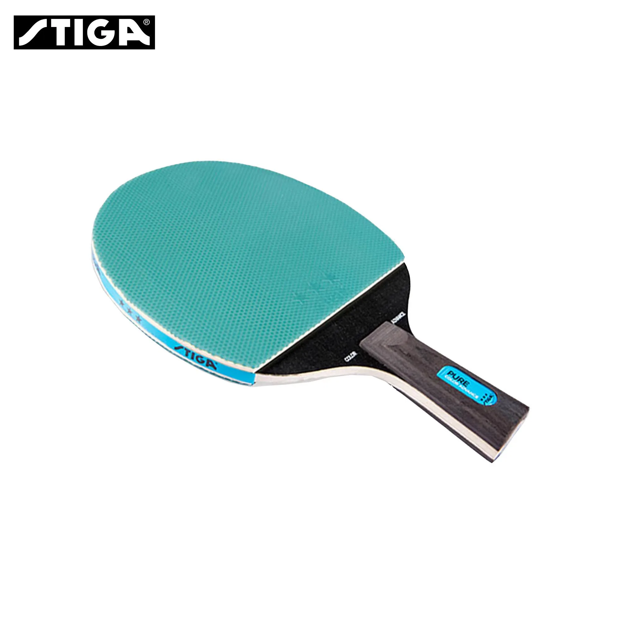 STIGA-Pure-Colorful-Table-Tennis-Racket-5-Ply-Blade-Double-Pimples-in ...