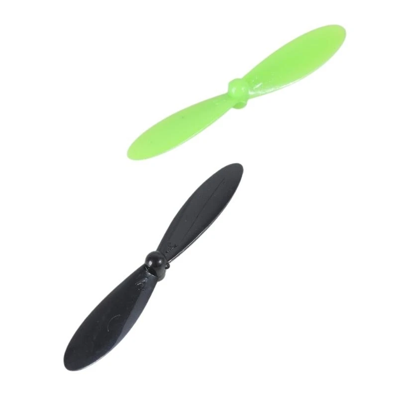 Vue d'ensemble du lot de 20 pâles d'hélice, accessoires quadcopter pour Hubsan H107C et H107L, emballées dans un sachet.