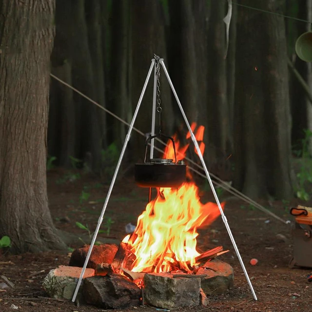 Adjustable Camp Tripod, 2 Pack | Lodge Cast Iron