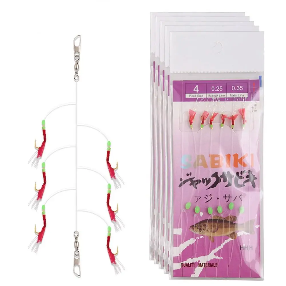 

6 шт./набор, искусственные рыболовные крючки из углеродистой стали