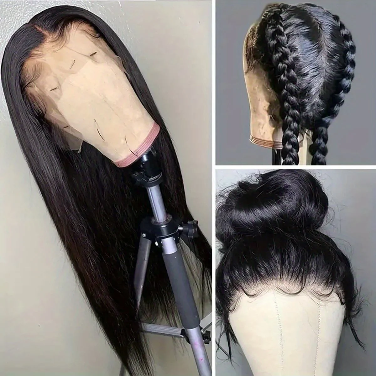 30 32 34 Inch Bone Straight 13x4 13x6 HD Transparent Lace Front Wigs For Women 200% 5x5 Glueless Wigs Human Hair Ready To Wear