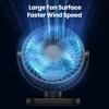 TOPK K60C 5000mAh Portable Mini Fan,Standing Fans for Room,LED Display 360°Rotation Quiet Personal Desk Electric Fan for Campin 5