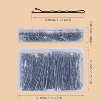 50-150 pièces 5cm vague épingle à cheveux alliage or noir épingles à cheveux Simple pince à cheveux Barrette pour mariage mariée femmes filles coiffures outil 5