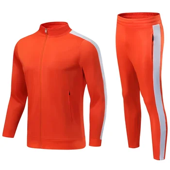 Chandal para hombre y mujer conjunto deportivo de alta calidad chaqueta de jogging con cremallera set de 2 piezas en poliéster G8403 1