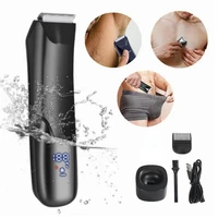 IPX7 Electric Crotch Shaver Schamhair Razor Mens Chest Hair Cutter for Body Eggs Shaving Machine Groin Trimmer Removes Underhair 1