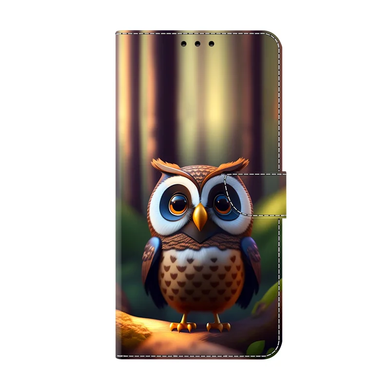 Premium Painted Wallet Flip Stand Case for Samsung Galaxy A17 - Elegant Book Cover Design