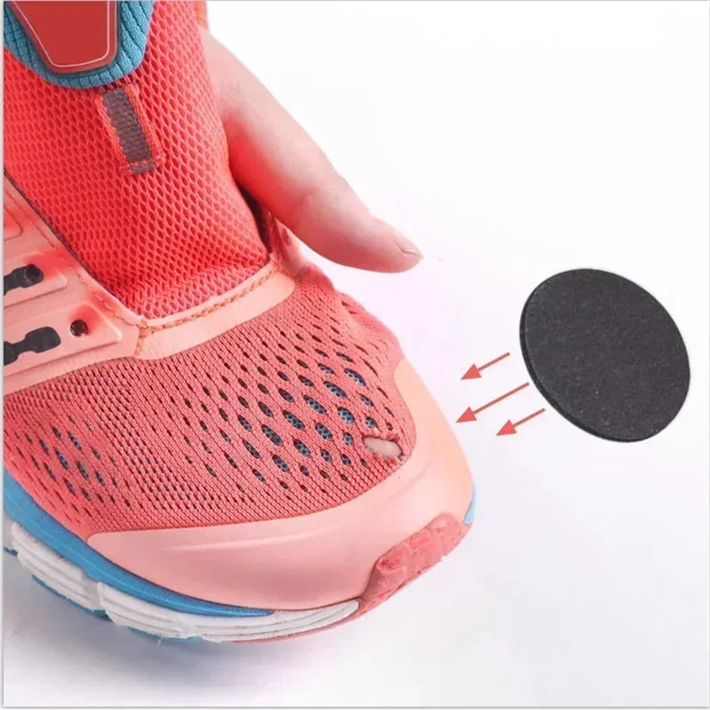 6pcs Sports Shoe Fabric Repair Patch Hiking Heel Anti Wear Mesh Lining Hole Subsidy Self-adhesive Patch Outdoor Practical Tools