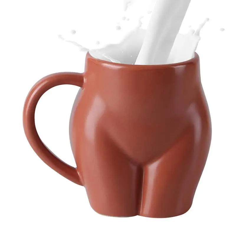 3D керамические кофейные кружки Booty Cup 520 мл, чайная чашка, кружка для завтрака и молока, кружка для тела, ваза для влюбленных пар, семьи, друзей, дома