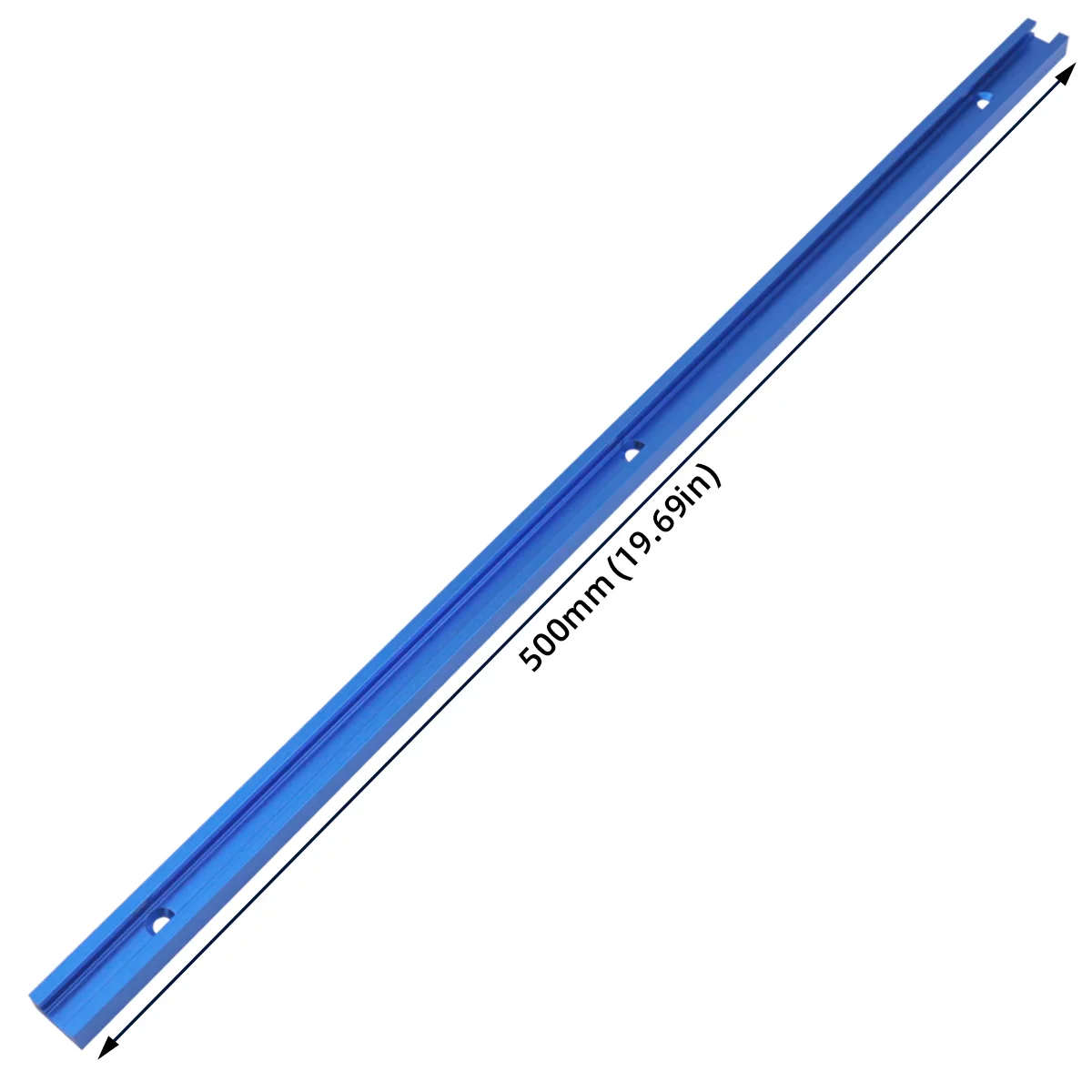 Aluminum Alloy Woodworking T-Track with Predrilled Mounting Holes