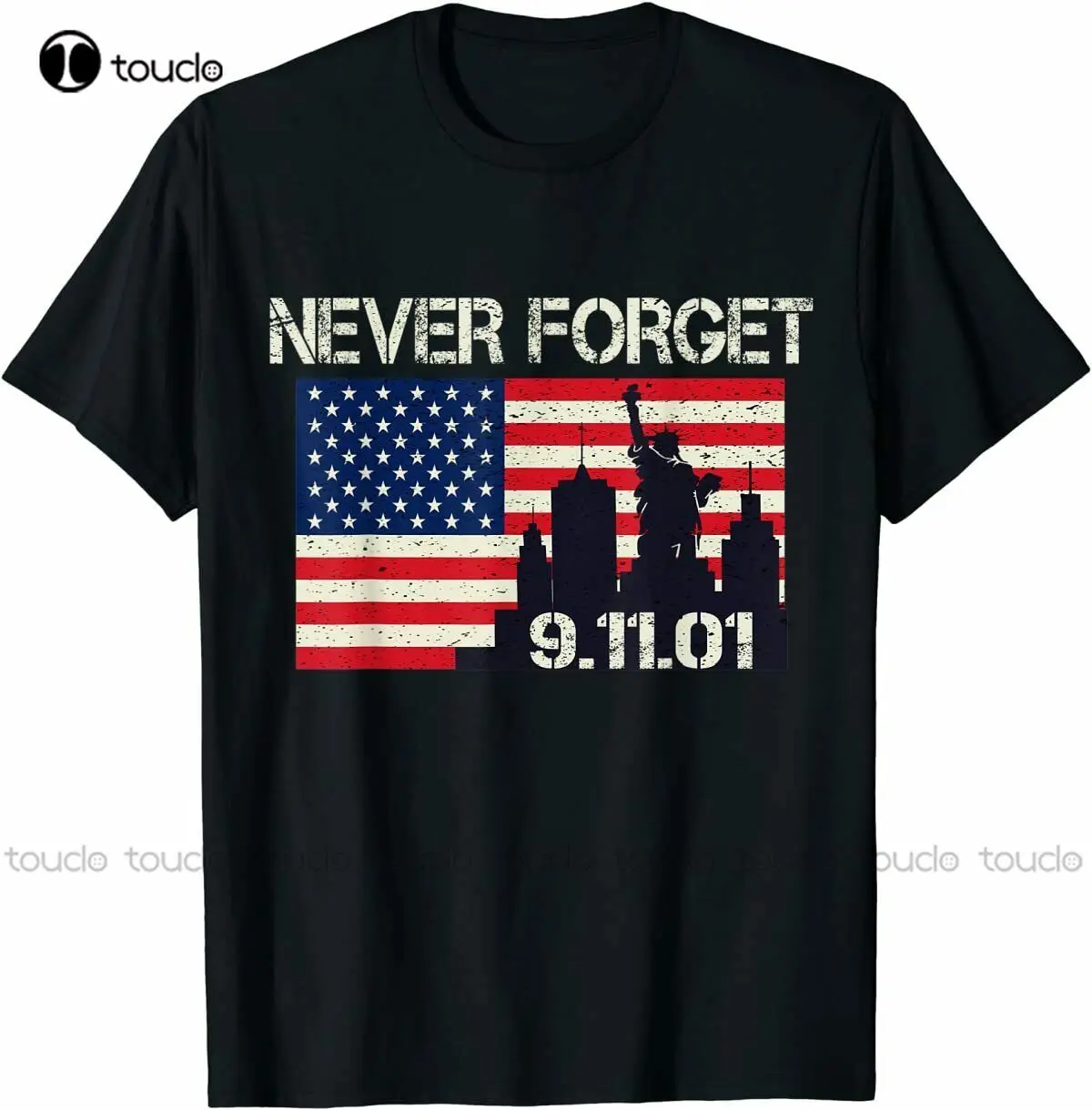 

Vintage Never Forget Patriotic 911 For Women American Flag T-Shirt For Women Hawaiian Shirt Cotton Tee Shirts Xs-5Xl Unisex