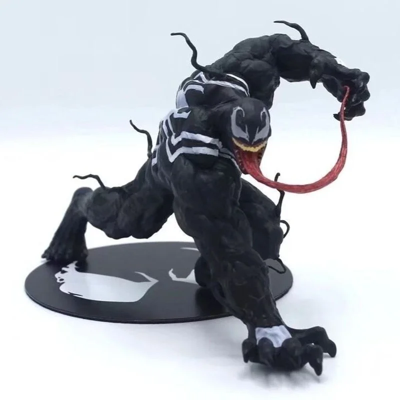 1/10 16Cm Spider-Man Venom Boxed Cartoon Character Model Doll Ornaments Car Decoration Collection Gifts