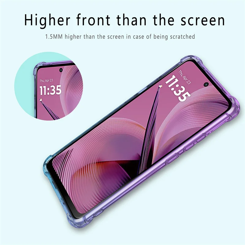 Shockproof Gradient TPU Protective Case - Durable and Stylish Cover