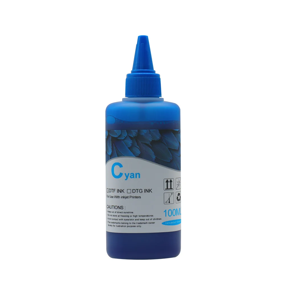 600ML DTF ink kit For Direct Transfer Film For All DTF Printer Textile ink for PET Film hot melt powder transfer film