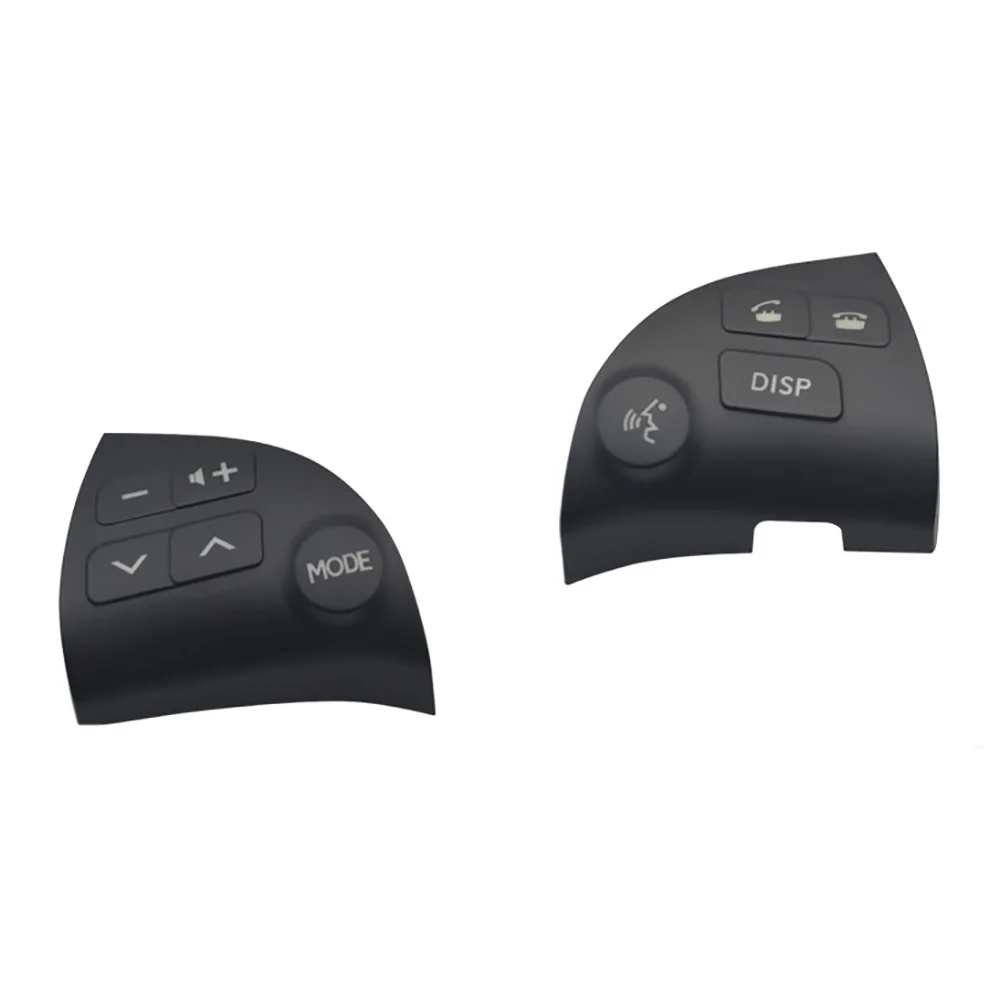 

2pcs Car Steering Wheel Control Button Cover For Lexus ES350 84250-33190-C0 2006-2012