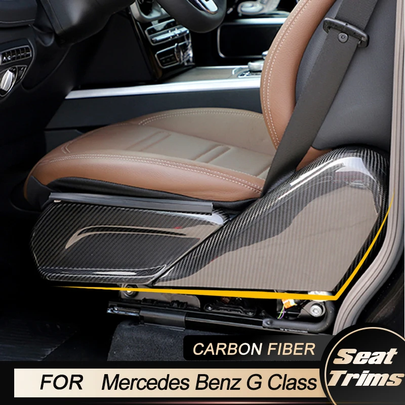 Seggiolino Auto Regolare Botton Cover Trim Per Mercedes Benz Classe G W464 G350D G500 G55 G63 G Wagon Amg 2019 Seat Trim Fibra Di Carbonio