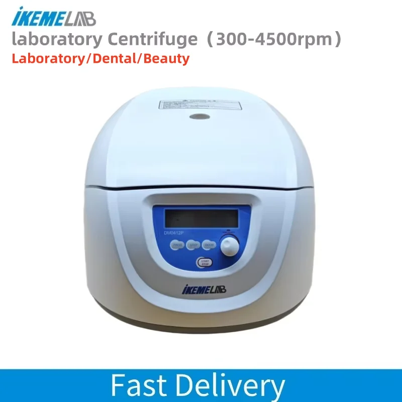 IKEME Centrifuge DM0412P PCF CGF Centrifuge Slow Speed 300-4500rpm For Tube 15ml*8 10ml*12 Laboratory Beauty Dentistry Hot