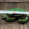 China's Old Jade Carved green Jade Crab 5
