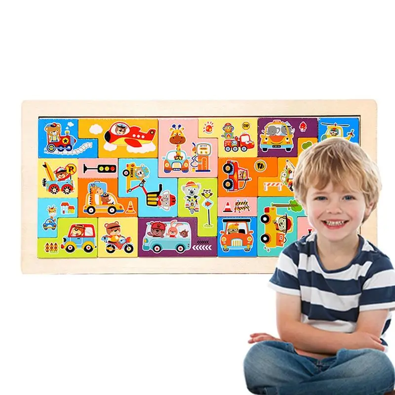 

Русские блоки и головоломка танграмма, головоломки, игрушки сенсорные для детей, красочные блоки-головоломки, деревянные блоки, пазлы для раннего развития